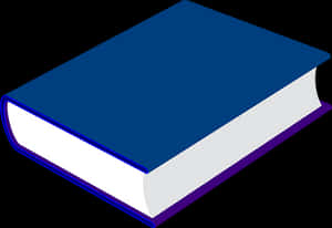 Blue Cover Book Vector Illustration PNG image with transparent background