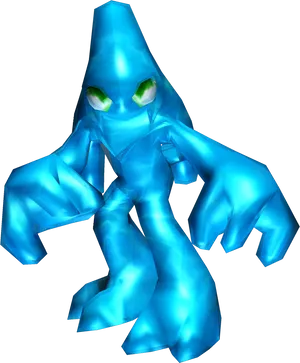 Blue_ Crystal_ Entity PNG Image