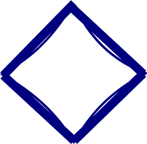 Rhombus Free Download Best - Blue Diamond Shape Vector, HD Png Download PNG image with transparent background