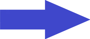 Blue Directional Arrow PNG Image