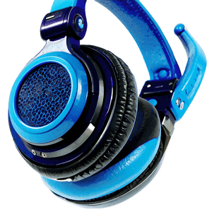 Blue DJ Headphones PNG 06212024 PNG