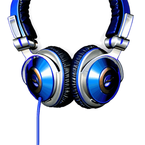 Blue DJ Headphones PNG rau PNG