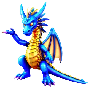 Blue Dragon And Phoenix Png Edy14 PNG Image