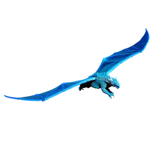 Blue Dragon In Flight Png Uex PNG Image