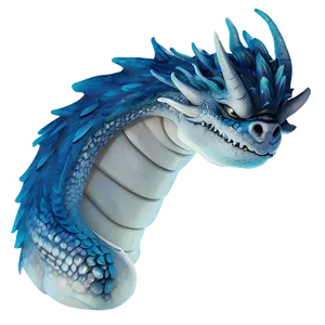 Blue Dragon In Mist Png 06252024 PNG Image