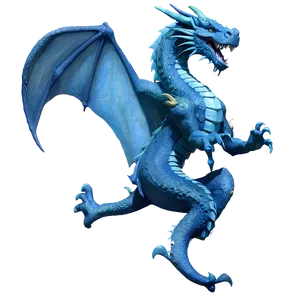 Blue Dragon In Mist Png Qwt87 PNG Image