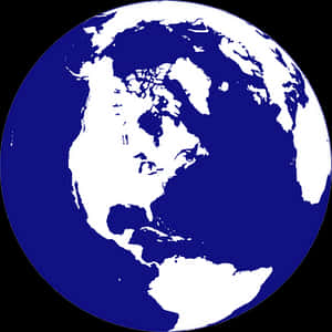 Blue Earth Graphic PNG image with transparent background