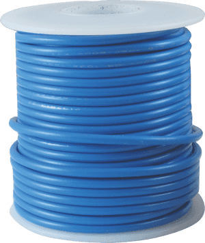 Pictured - Blue - Electric Wire Roll Png, Transparent Png PNG with transparent background