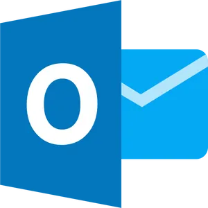 Blue Email Icon Graphic PNG Image