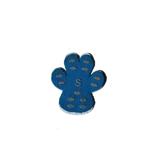 Blue Embroidered Paw Patch PNG Image