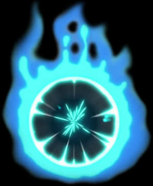 Blue Energy Portal Illustration PNG image with transparent background