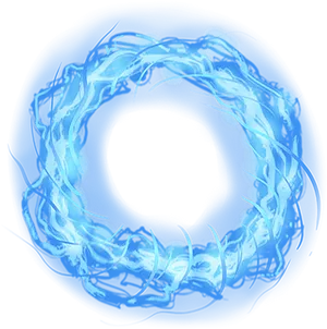 Blue Energy Portal Illustration PNG Image