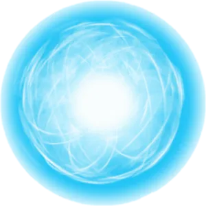 Blue Energy Rasengan Graphic PNG Image