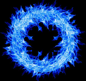 Transparent Ring Of Fire Clipart - Blue Fire Ring Transparent, HD Png Download PNG with transparent background