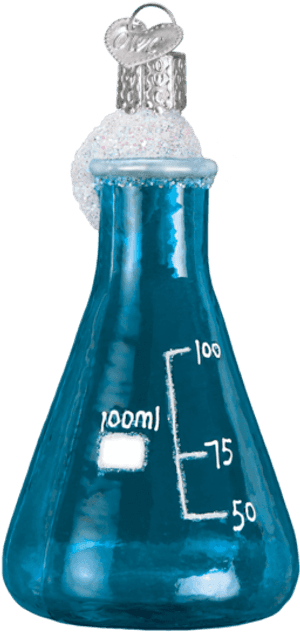 Science Beaker Ornament, HD Png Download PNG image with transparent background