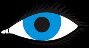 Blue_ Eye_ Graphic_ Vector PNG image with transparent background