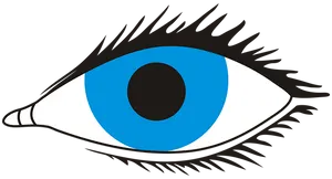 Blue_ Eye_ Graphic_ Vector PNG Image