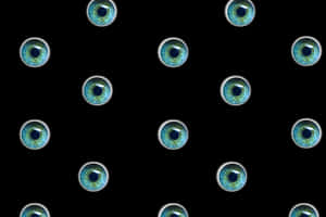 Blue Eyes Pattern Background PNG image with transparent background