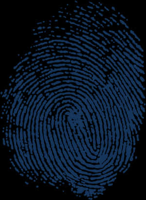 Blue Fingerprint Pattern PNG image with transparent background