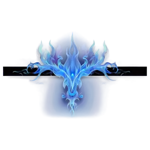 Blue Fire Background Png Thf PNG Image