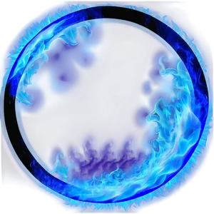 Blue Fire Circle Png Pmo43 PNG Image