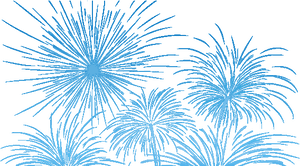 Fireworks Png - Blue Fireworks No Background, Transparent Png PNG with transparent background
