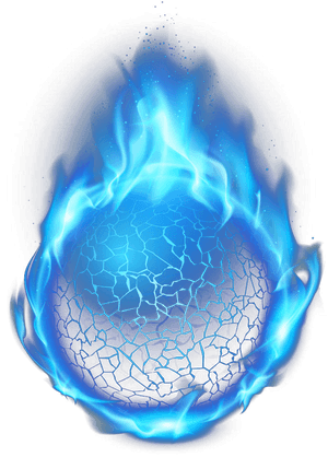 Bola De Fuego Azul Png Jpg Stock - Blue Flame Circle Png PNG image with transparent background