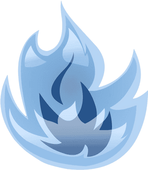 Blue Flames Png Transparent Clipart - Blue Fire Clipart Transparent Background PNG image with transparent background