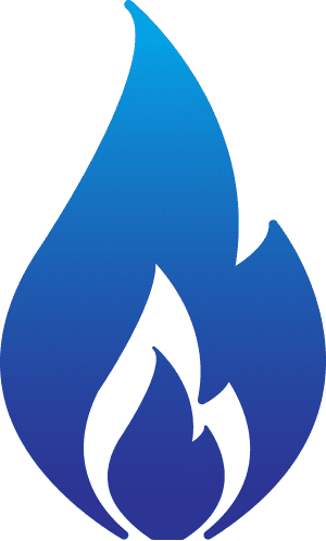 Cold - Cool Blue Flame Logo PNG image with transparent background