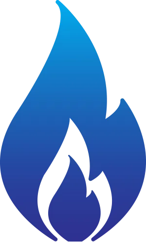 Blue Flame Graphic PNG Image