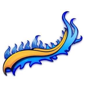 Blue Flames Graphic PNG 05062024 PNG