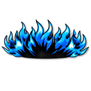 Blue Flames Graphic PNG hto93 PNG image with transparent background