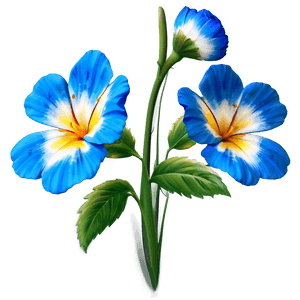 Blue Flower PNG 41 PNG image with transparent background