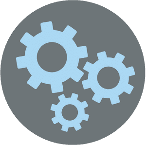 Lightbulb With Gear Icon , Png Download - Gear, Transparent Png PNG image with transparent background