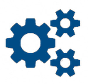 Dark Blue Gear Icon, HD Png Download PNG image with transparent background