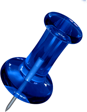 Thumb Image - Blue Push Pin Png, Transparent Png PNG