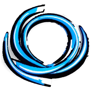 Blue Glow Streaks Png Edf PNG Image