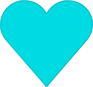 Blue - Heart - Clipart - Teal Heart - Png Download - Teal Heart Clipart, Transparent Png PNG image with transparent background