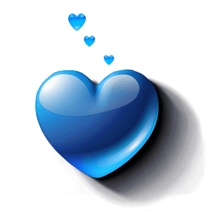 Blue Heart Emoji PNG Image gmp43 PNG image with transparent background