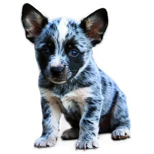 Blue Heeler Puppy Png 13 PNG Image