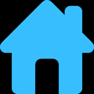 Blue Home Icon, HD Png Download PNG