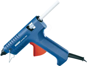 Blue Hot Glue Gun PNG Image