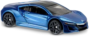 Blue Hot Wheels Sports Car PNG Image