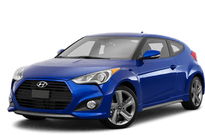 Hyundai Png Image - 2015 Hyundai Veloster Blue, Transparent Png PNG image with transparent background