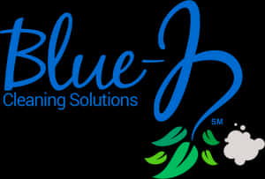 Blue J Cleaning Solutions Logo PNG image with transparent background