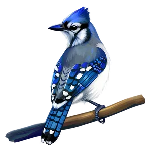 Blue Jay Digital Art Png 06262024 PNG Image