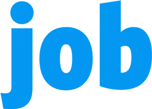 Blue Job Logo PNG Image