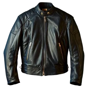 Blue Leather Jacket Png Qaj64 PNG Image