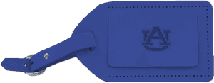 Auburn University Luggage Tag - Blue Leather Luggage Tags, HD Png Download PNG image with transparent background
