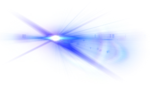 Blue_ Lens_ Flare_ Effect PNG Image